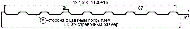 Фото: Профнастил МП20 х 1100 - A (ECOSTEEL-01-Сосна-0.5) в Старой Купавне