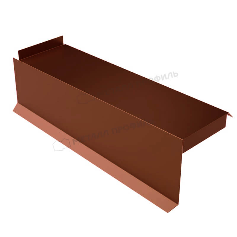Фото: Планка сегментная торцевая левая 350 мм (AGNETA-03-CopperCopper-0.5) в Старой Купавне