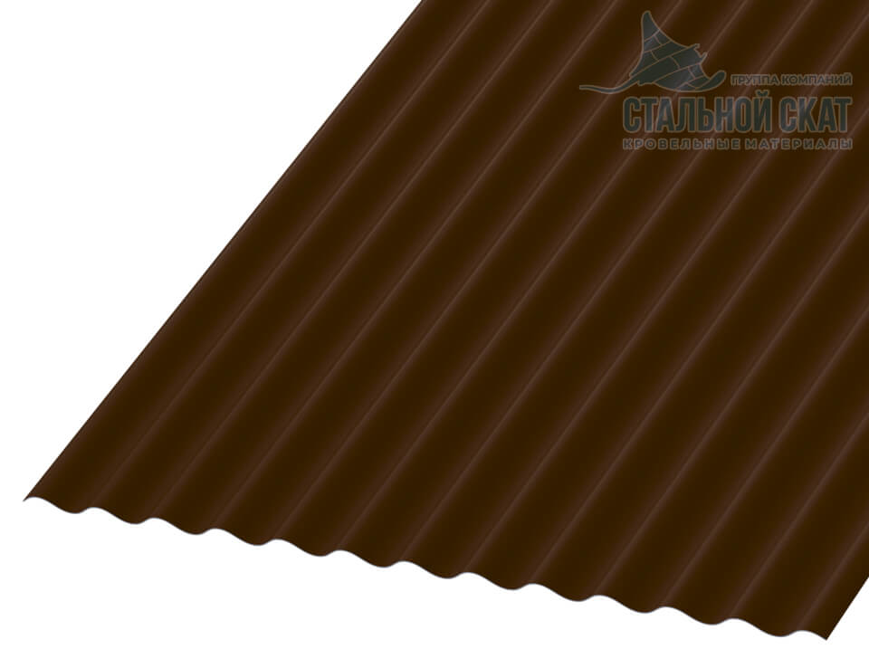 Фото: Профнастил МП18 х 1100 - A (VALORI-20-Brown-0.5) в Старой Купавне