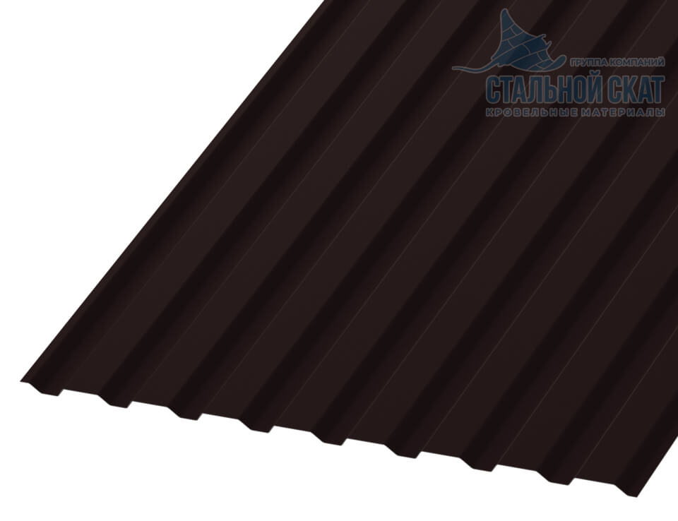 Фото: Профнастил МП20 х 1100 - A (VALORI-20-DarkBrown-0.5) в Старой Купавне