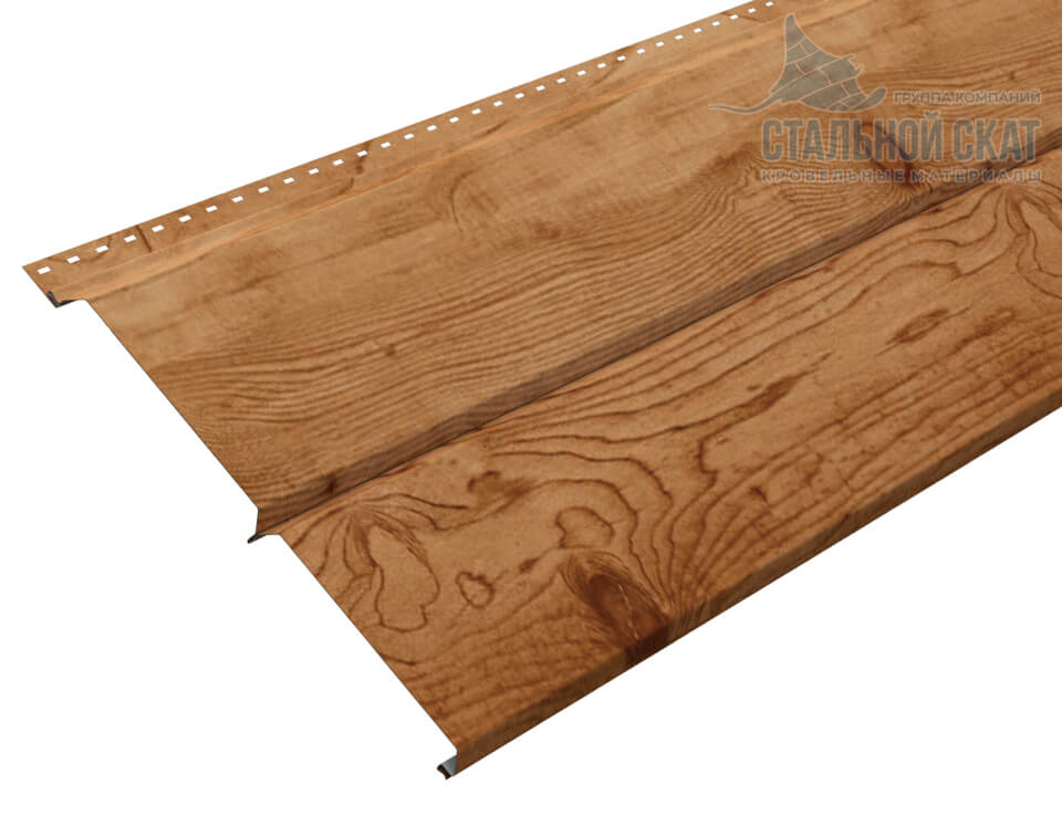 Фото: Сайдинг Lбрус-XL-14х335 (ECOSTEEL_T-01-Кедр-0.5) в Старой Купавне