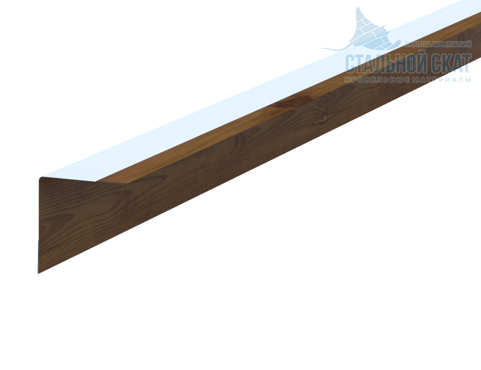 Фото: Планка угла внутреннего 30х30х3000 (ECOSTEEL_T-12-Дуб-0.45) в Старой Купавне