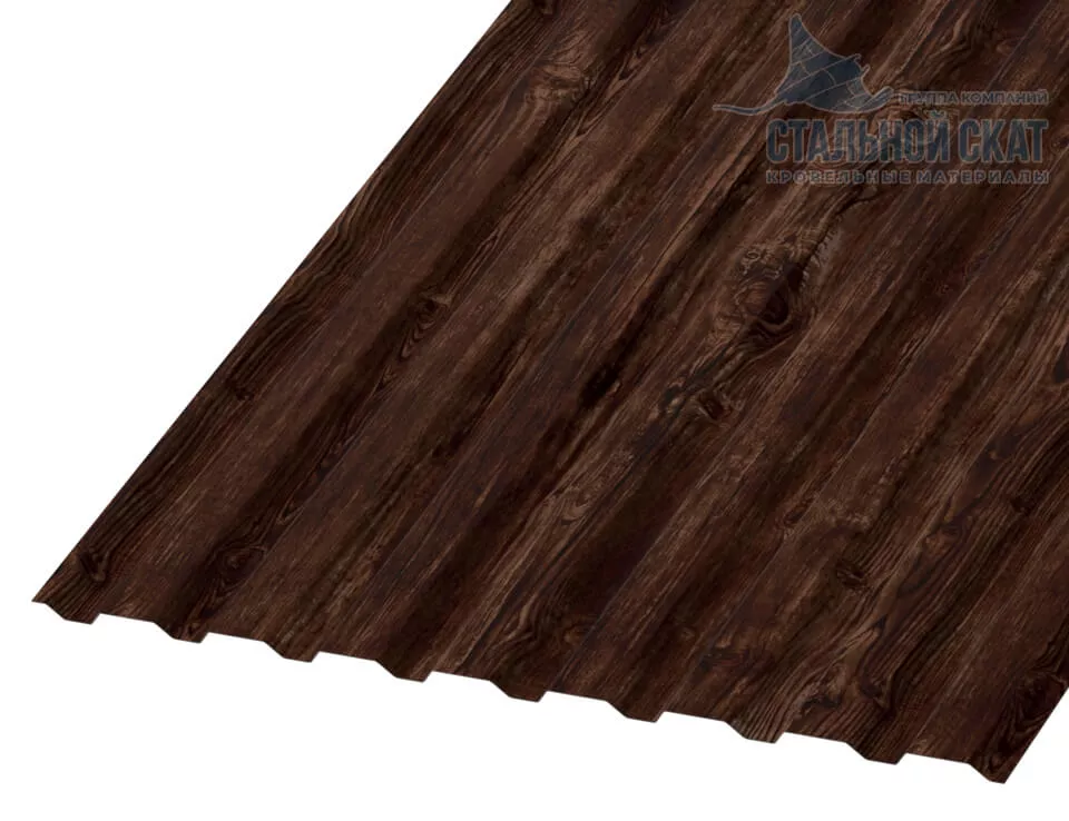 Фото: Профнастил МП20 х 1100 - A (ECOSTEEL_MA-01-Бразил. Вишня-0.5) в Старой Купавне